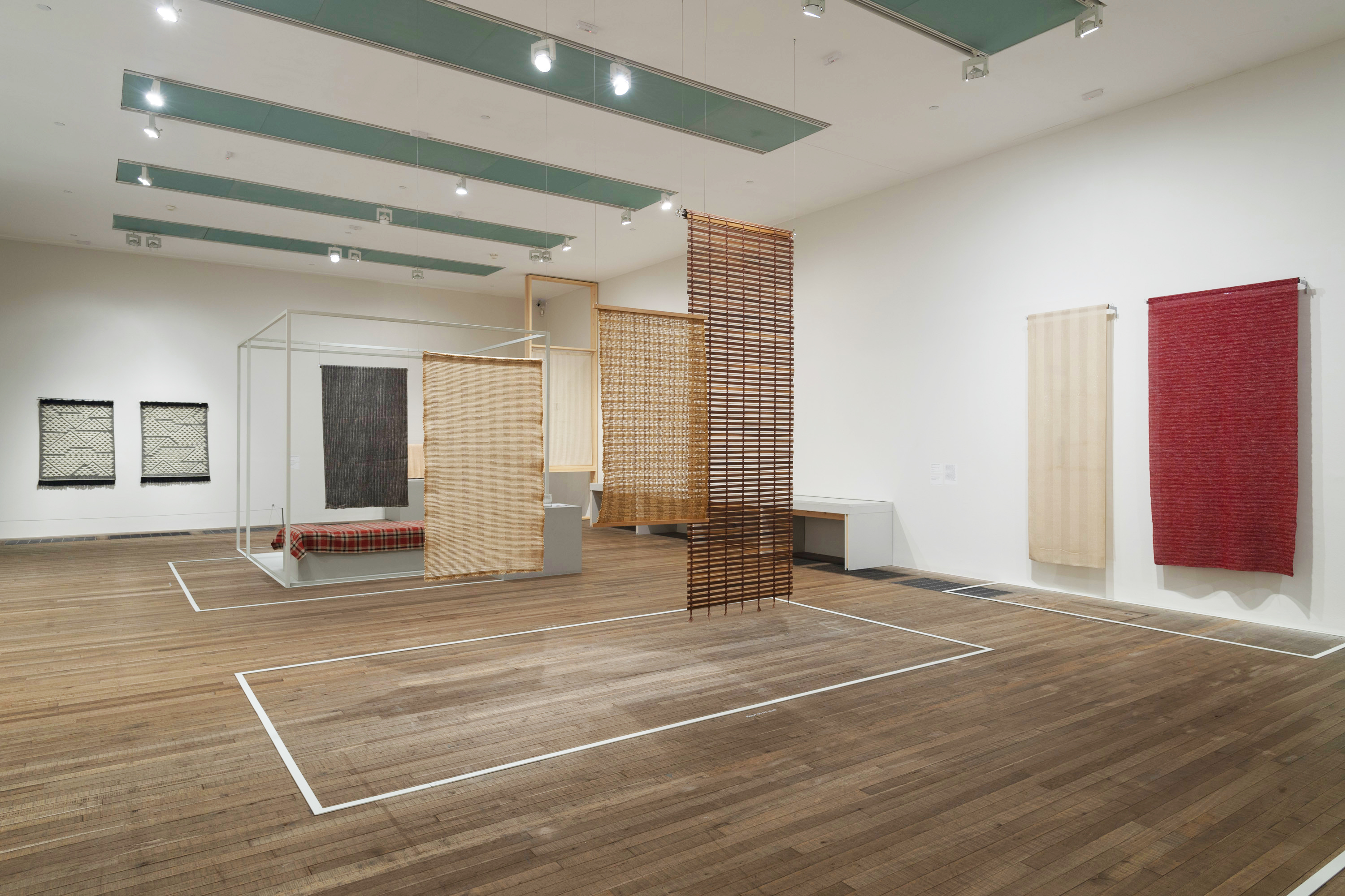 "Installation view of Anni Albers at Tate Modern" 2018 Image Courtesy of the Josef and Anni Albers Foundation