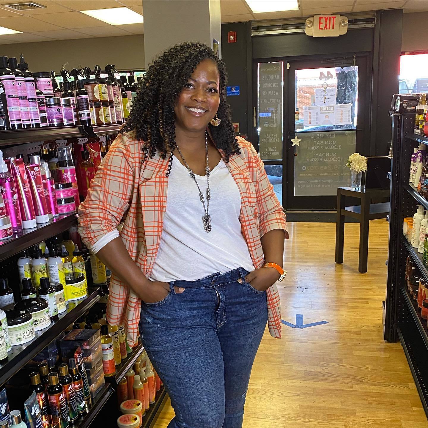 Adrian Goodwin, Co-Owner of Jeweled Hair Lounge and Beauty Supply