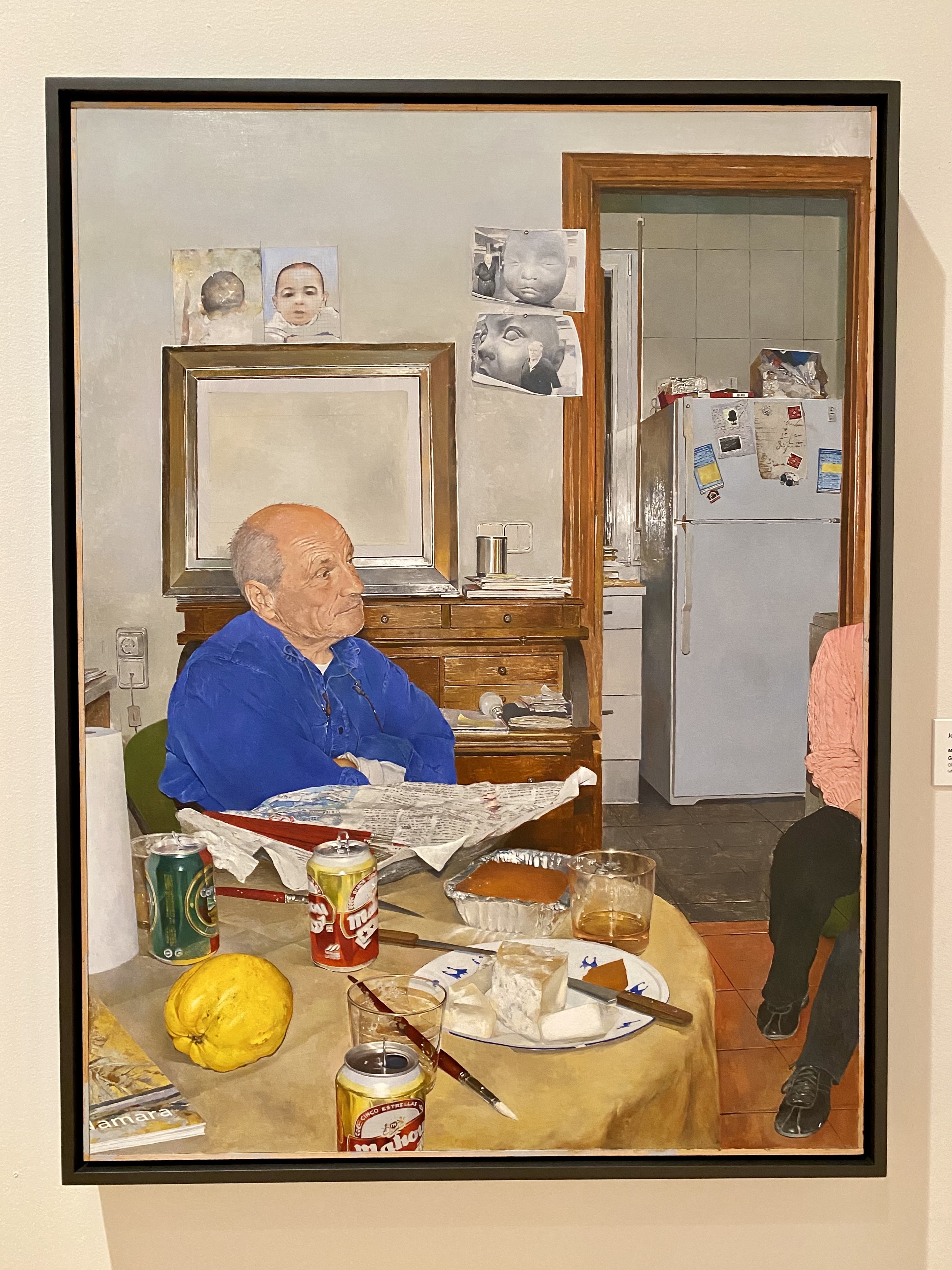 Joseph McNamara, <i>Madrid Interior (Portrait of Antonio Lopez Garcia)</i>, 2015, Oil on board, Gift of Gail and Arnst von Metzsch