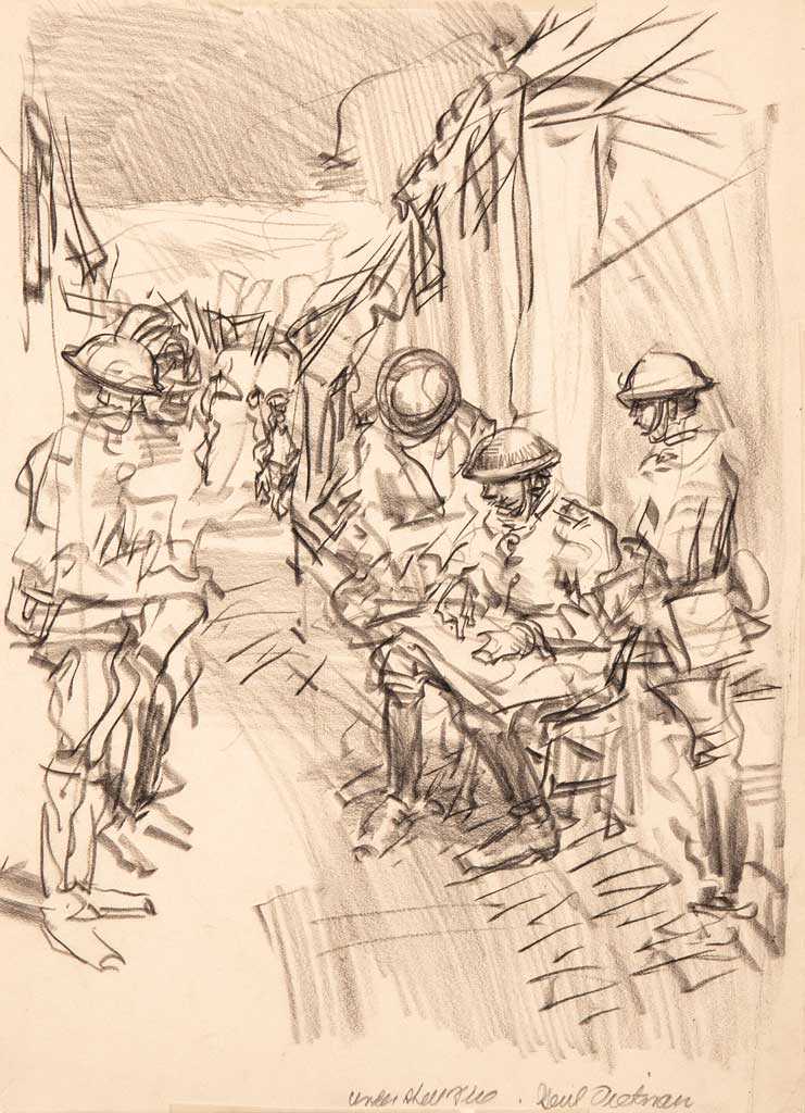 Untitled (WWI Trench Sketch)